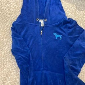 Super cute embellished VS Pink zip up in great condition. Size S